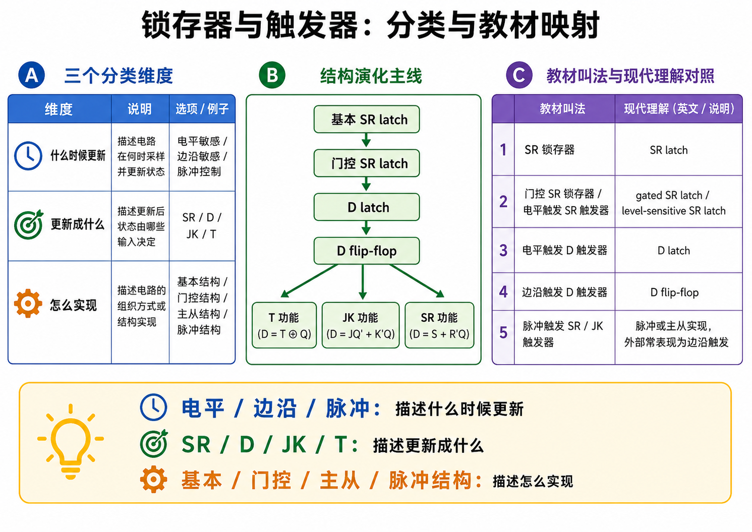教材叫法与现代理解对照